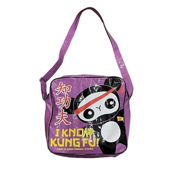 Kung Fu Panda NewBreed Girl Vinyl Messenger Bag - Picture 1 of 5